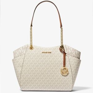 Michael‎ Kors Jet Set Large Signature Logo Shoulder Bag